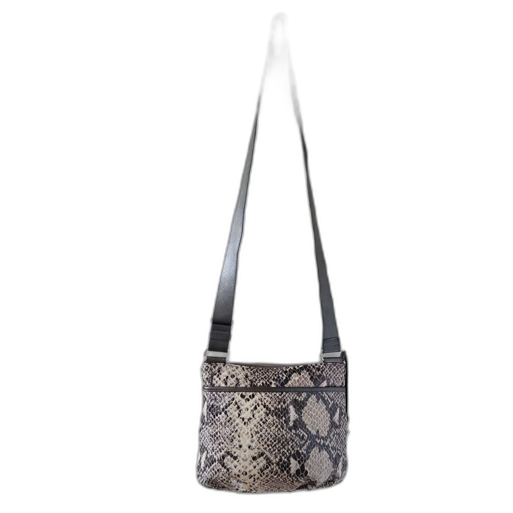 Brighton Faux Python Snakeskin Handbag Crossbody - image 4